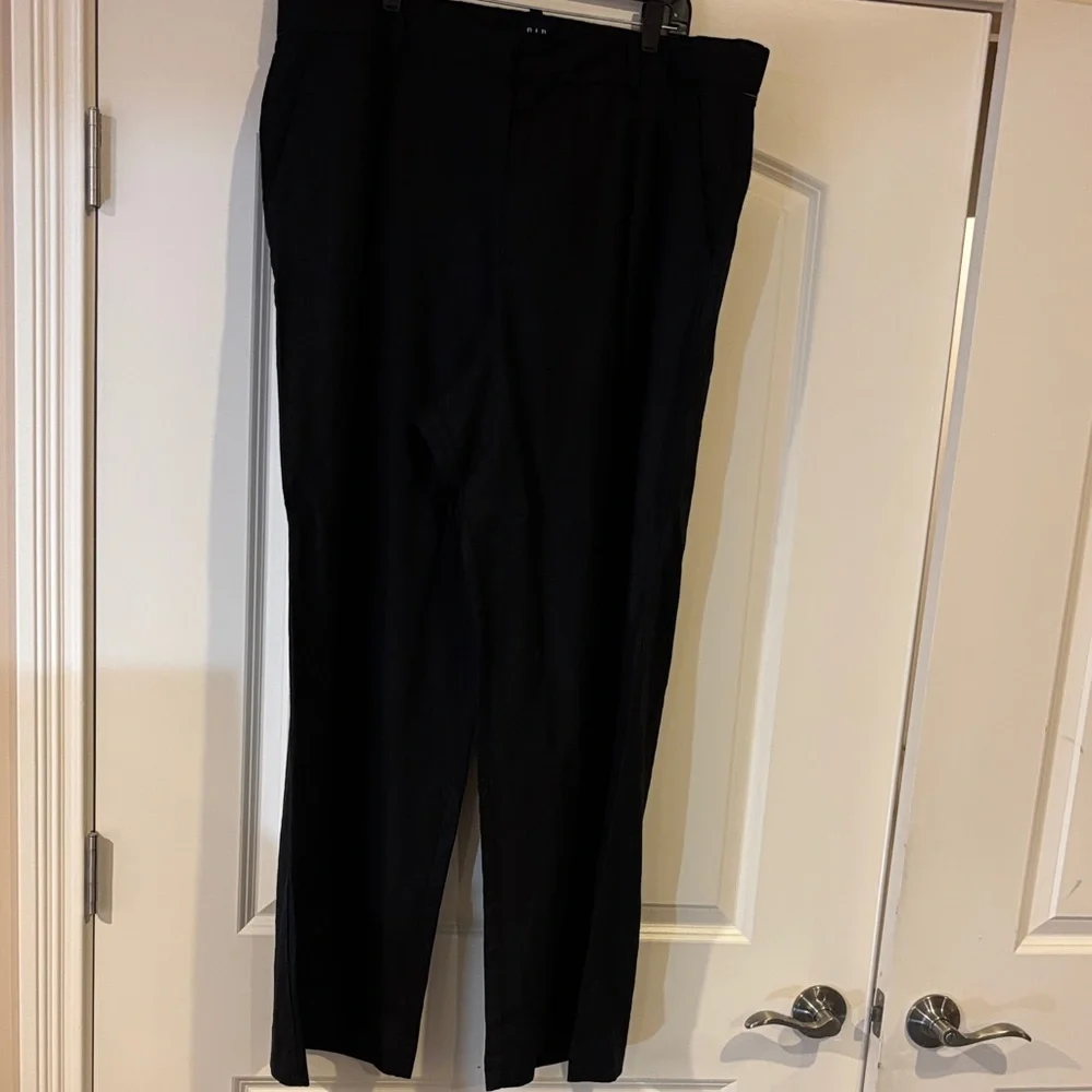 Gap Black wide leg pants trousers 20 New - Picture 4 of 12